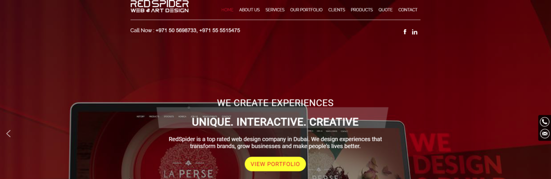 RedSpider Web And Art Design