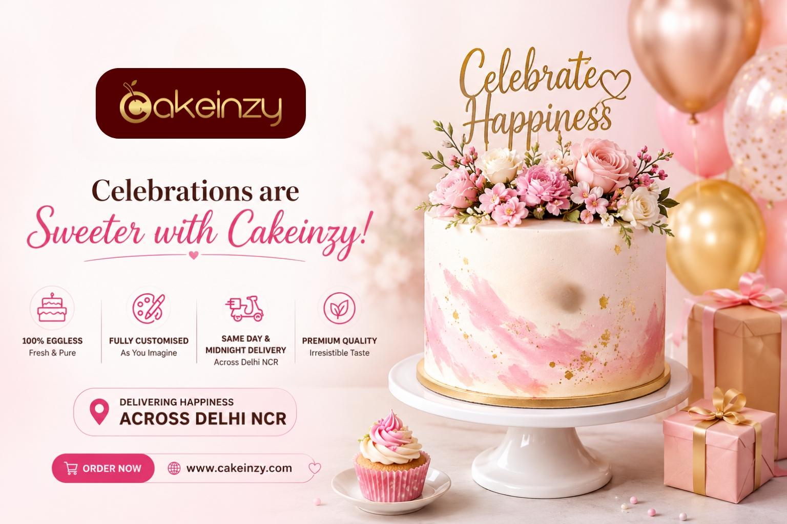 Best customised cakes in Delhi NCR, Cakeinzy